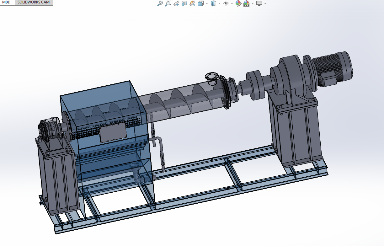 面筋脱水机结构设计